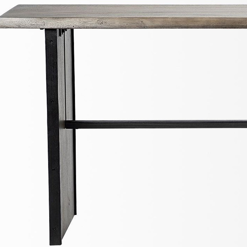 16" Brown Solid Wood Solid Console Table-5