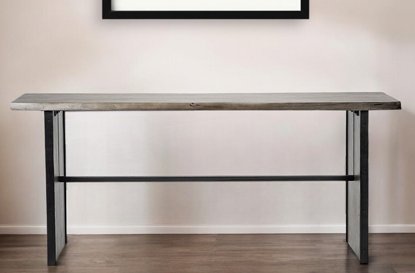 16" Brown Solid Wood Solid Console Table-0