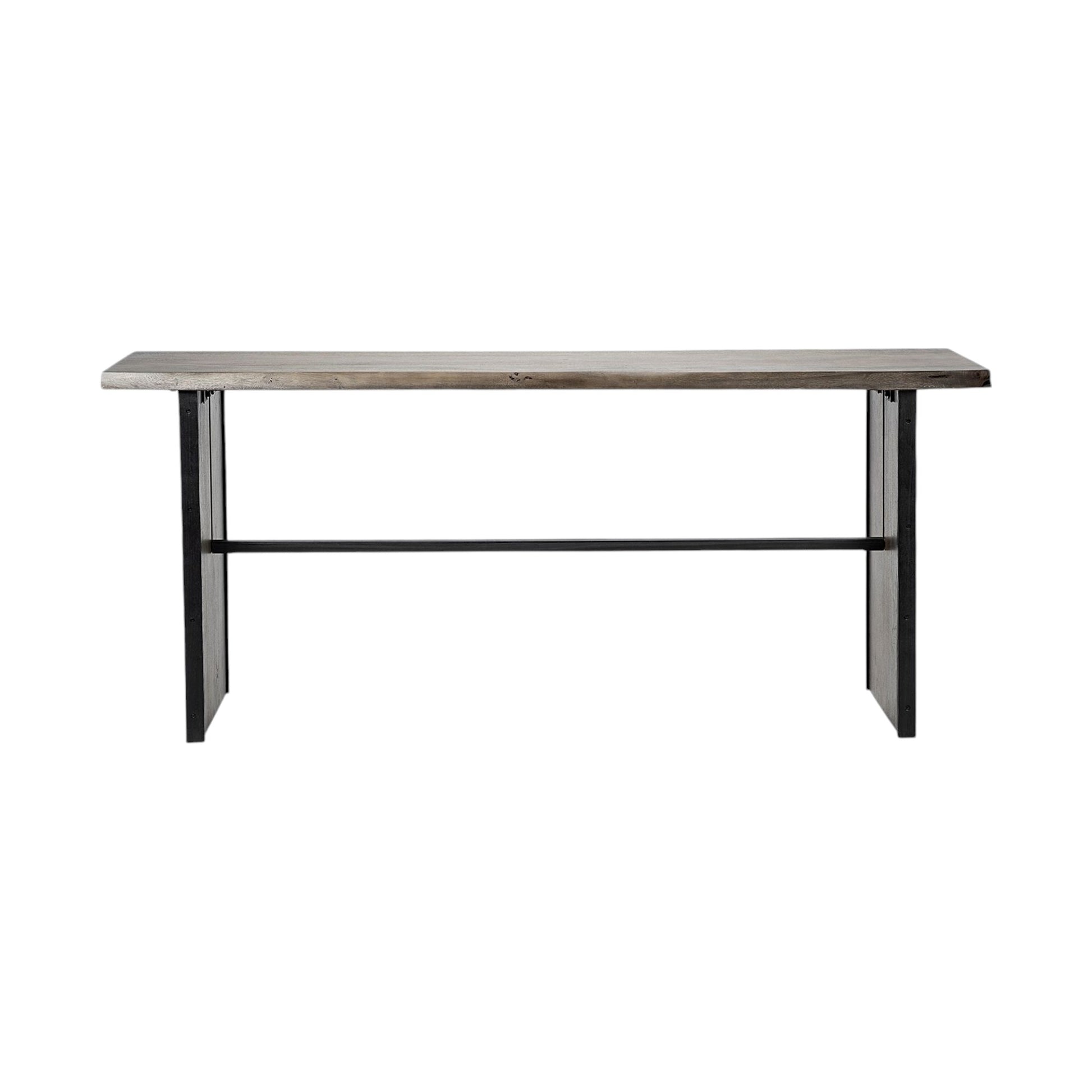 16" Brown Solid Wood Solid Console Table-1