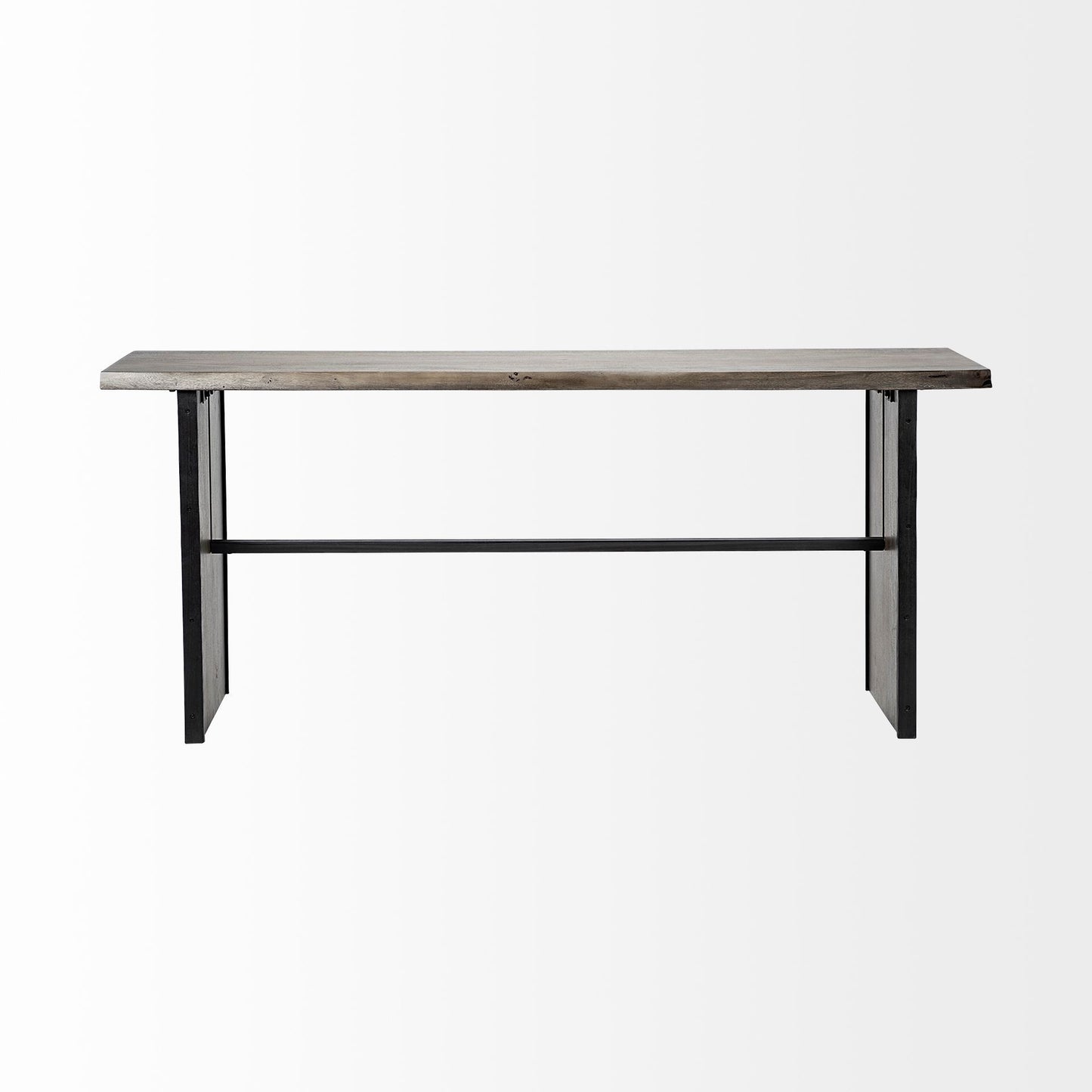 16" Brown Solid Wood Solid Console Table-2
