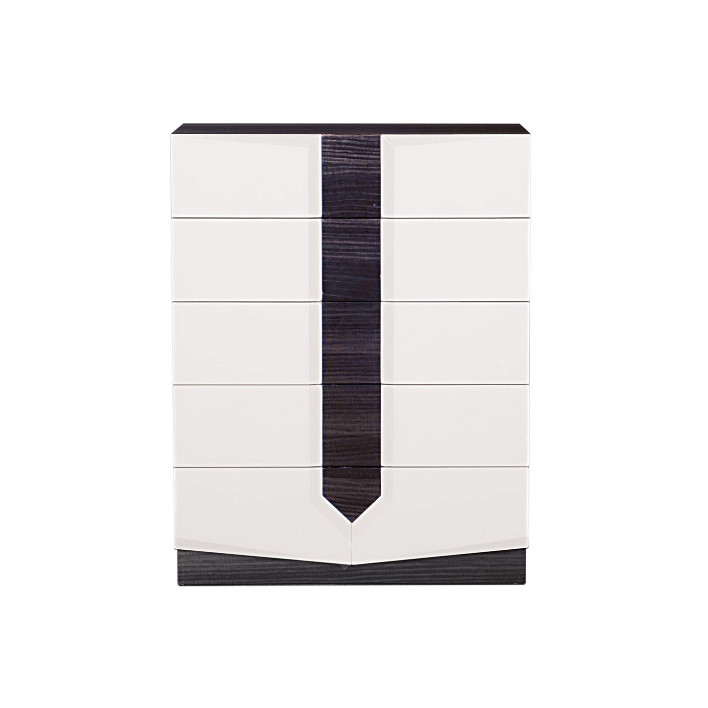 White And Grey Chest With 5 Drawer-1