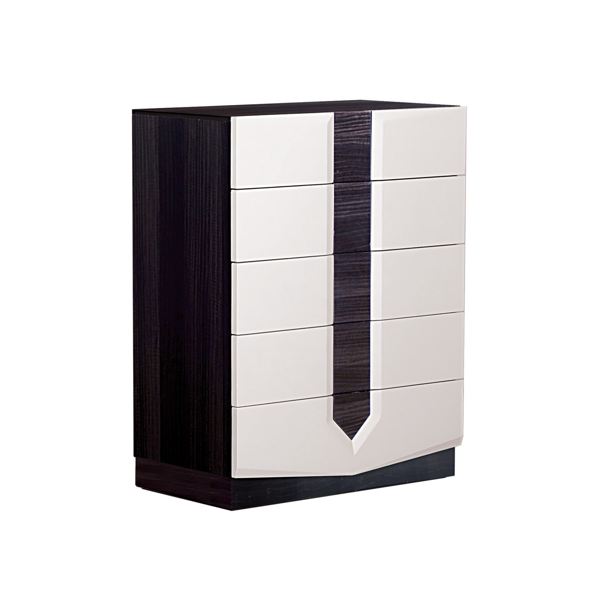 White And Grey Chest With 5 Drawer-2