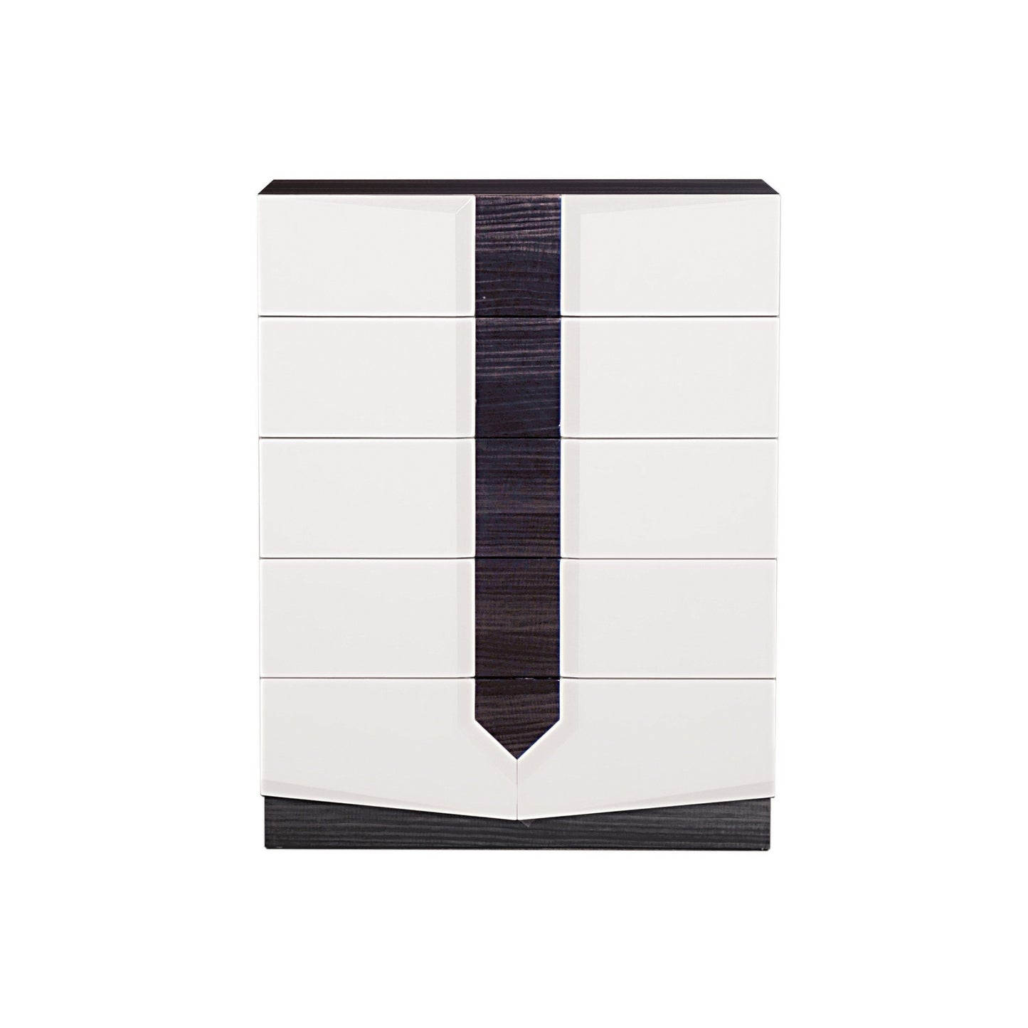 White And Grey Chest With 5 Drawer-3