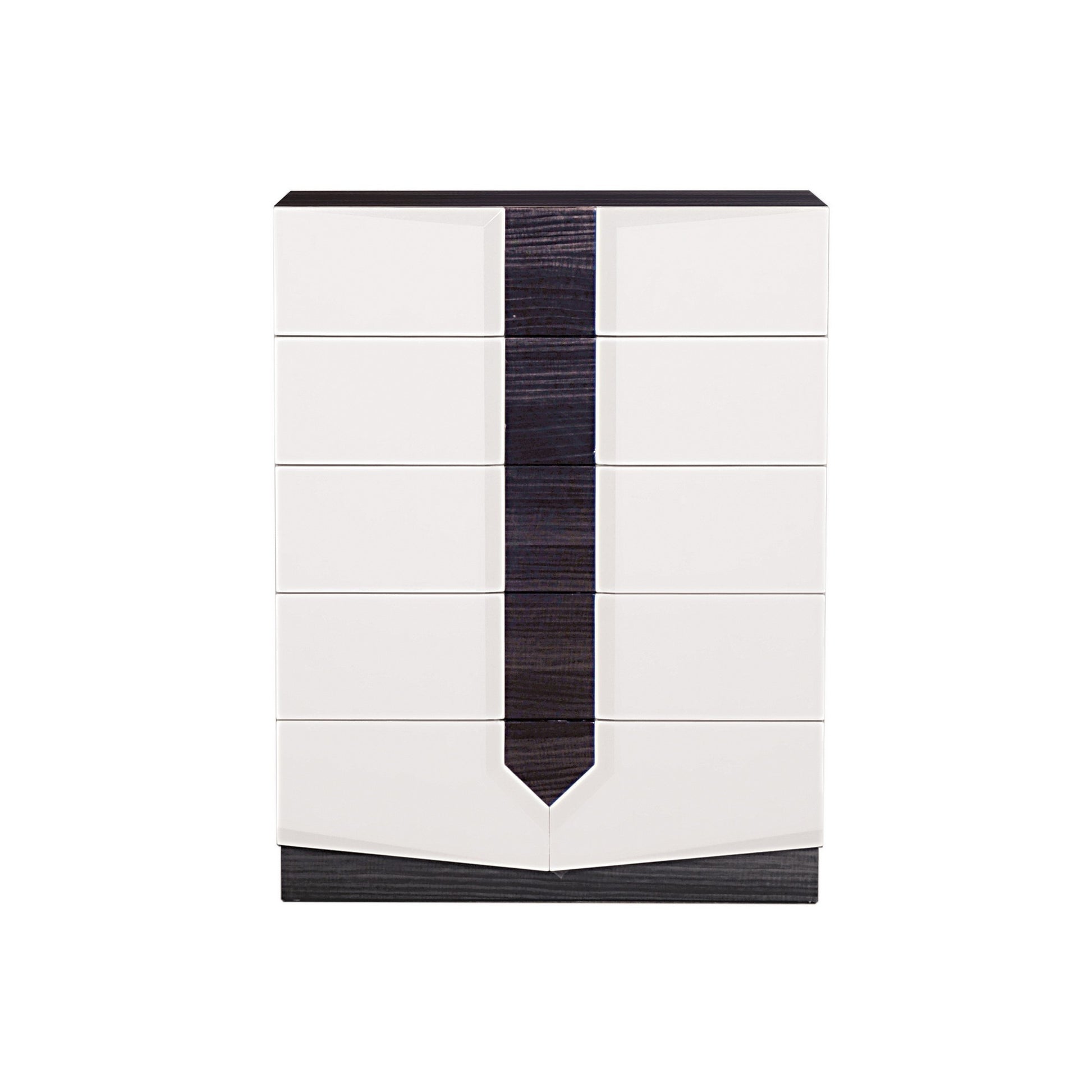 White And Grey Chest With 5 Drawer-3