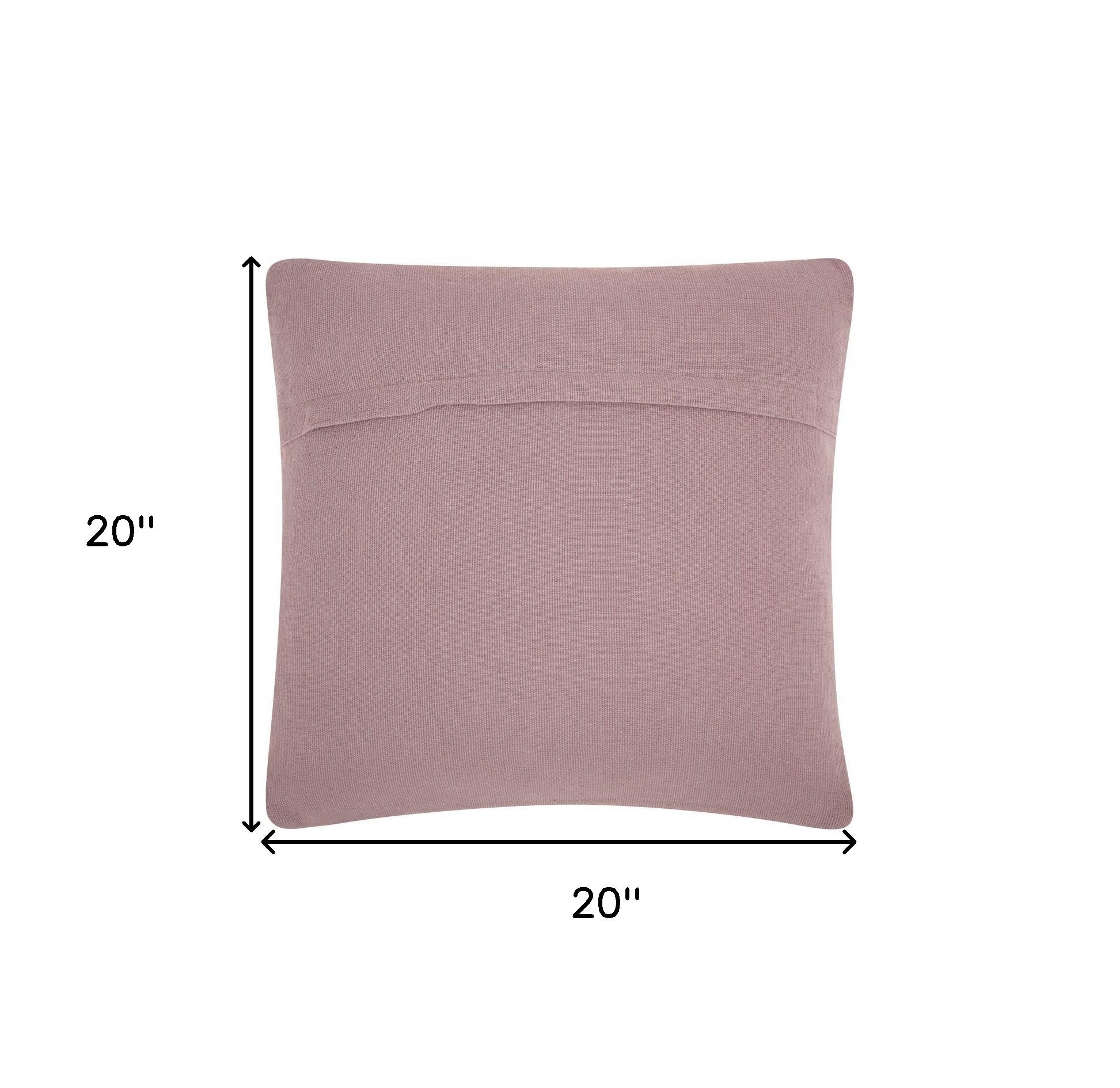 Boho Pale Purple Textural Chevron Throw Pillow-6