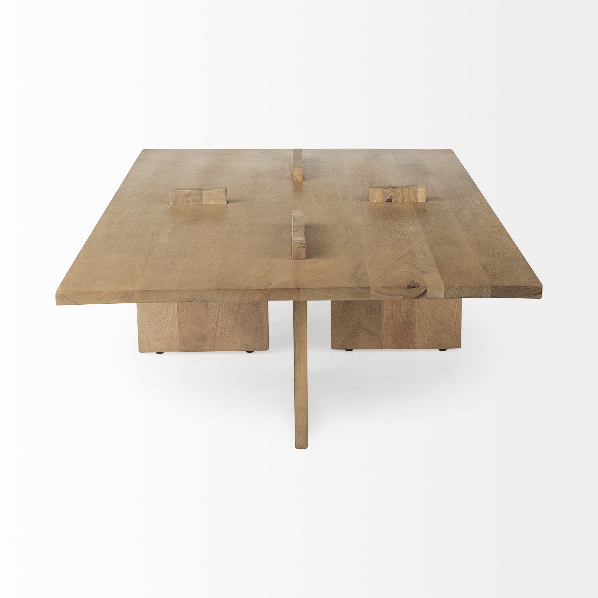34" Natural Wood Coffee Table-3