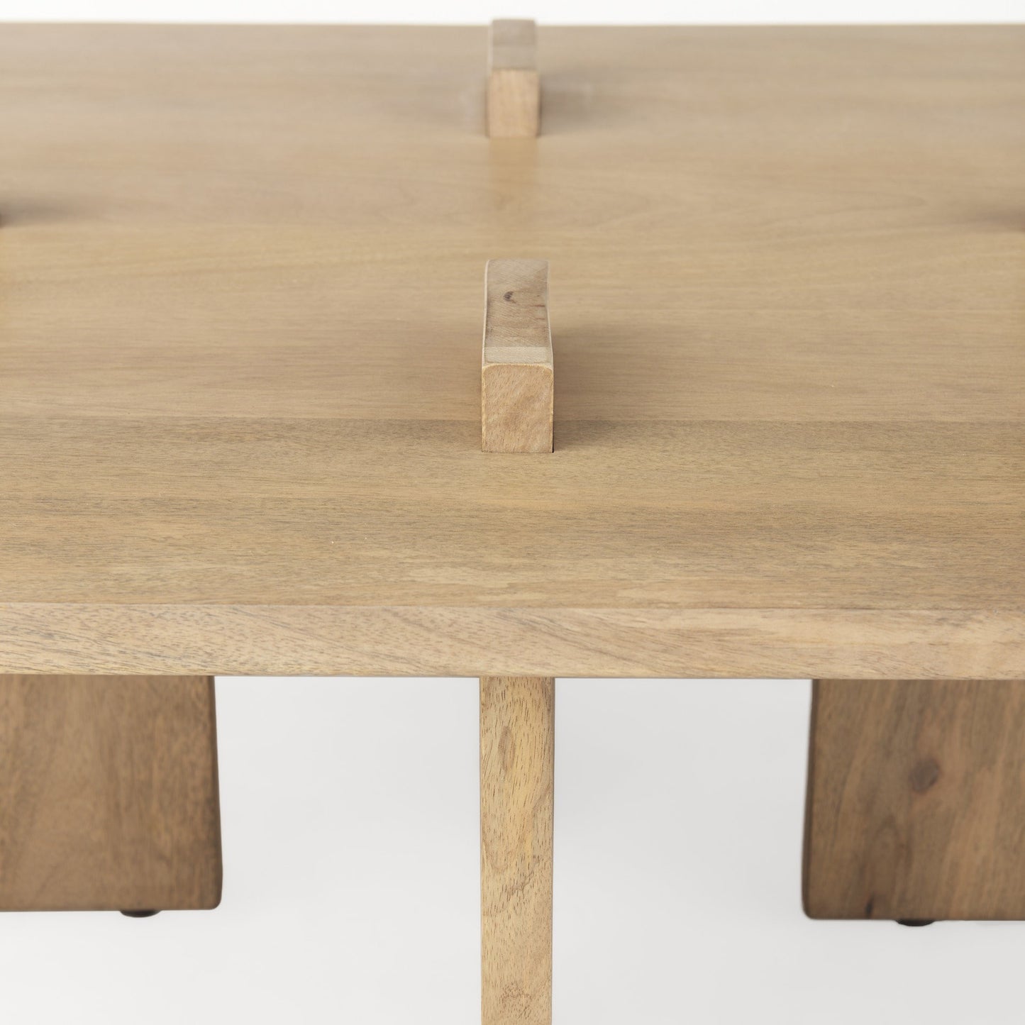34" Natural Wood Coffee Table-8