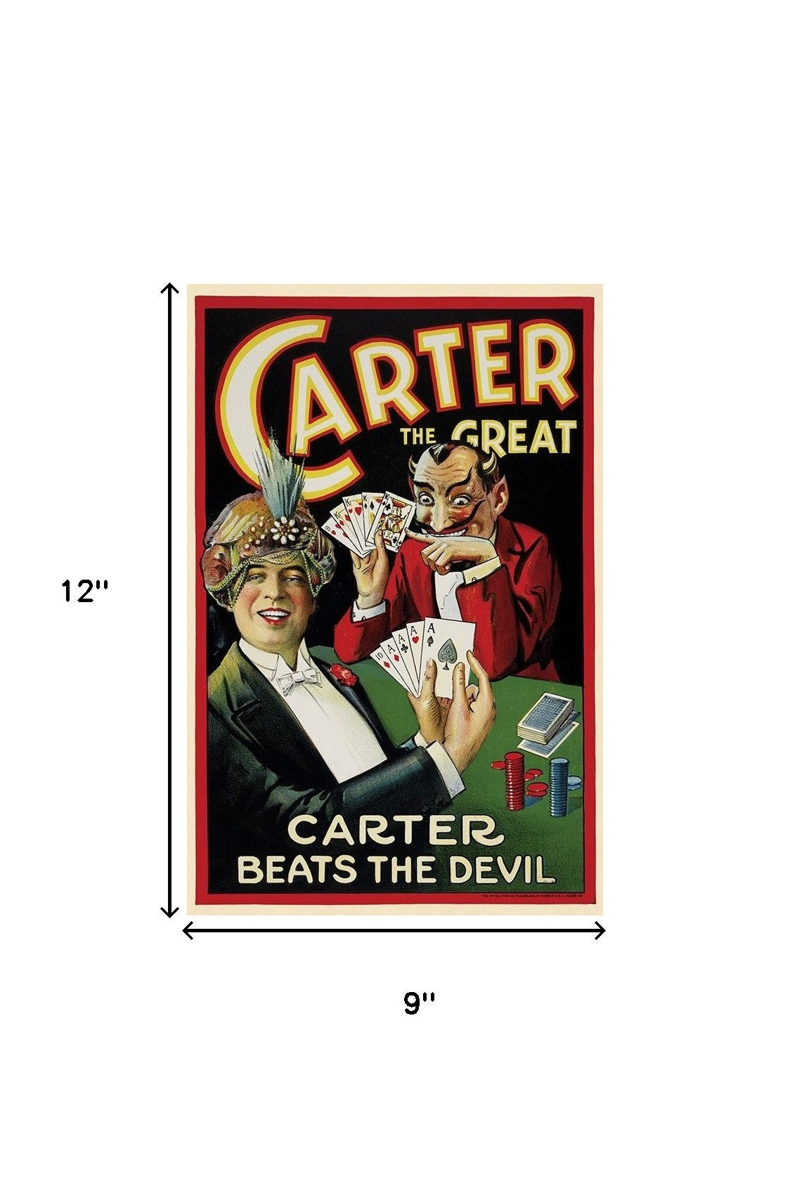 Vintage Carter Vintage Magic Unframed Print Wall Art-7