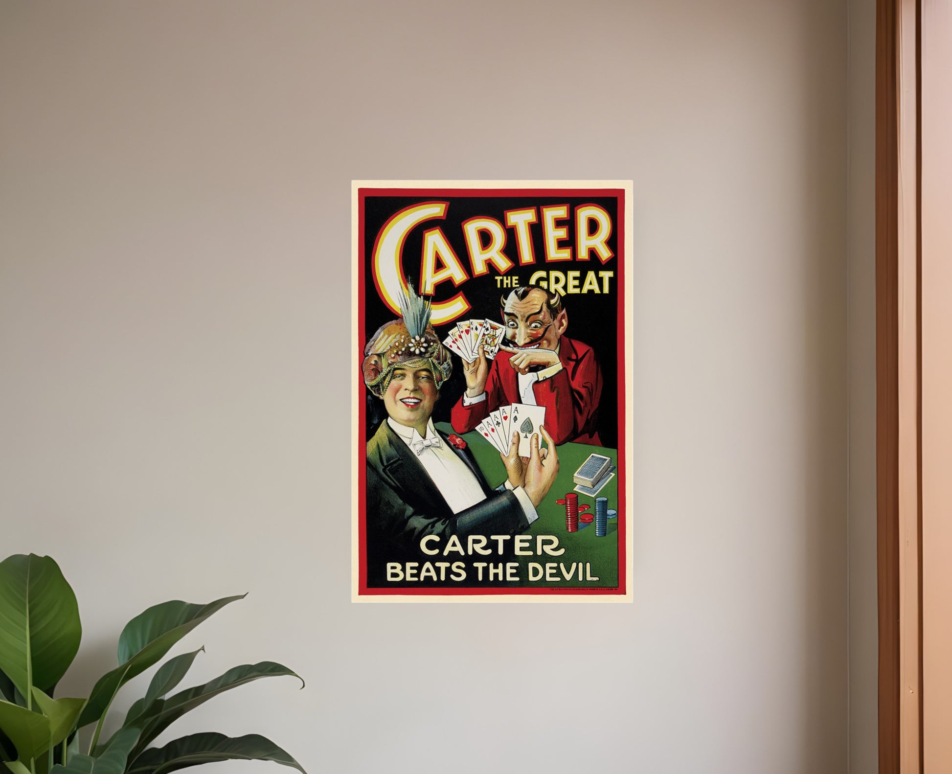 Vintage Carter Vintage Magic Unframed Print Wall Art-1
