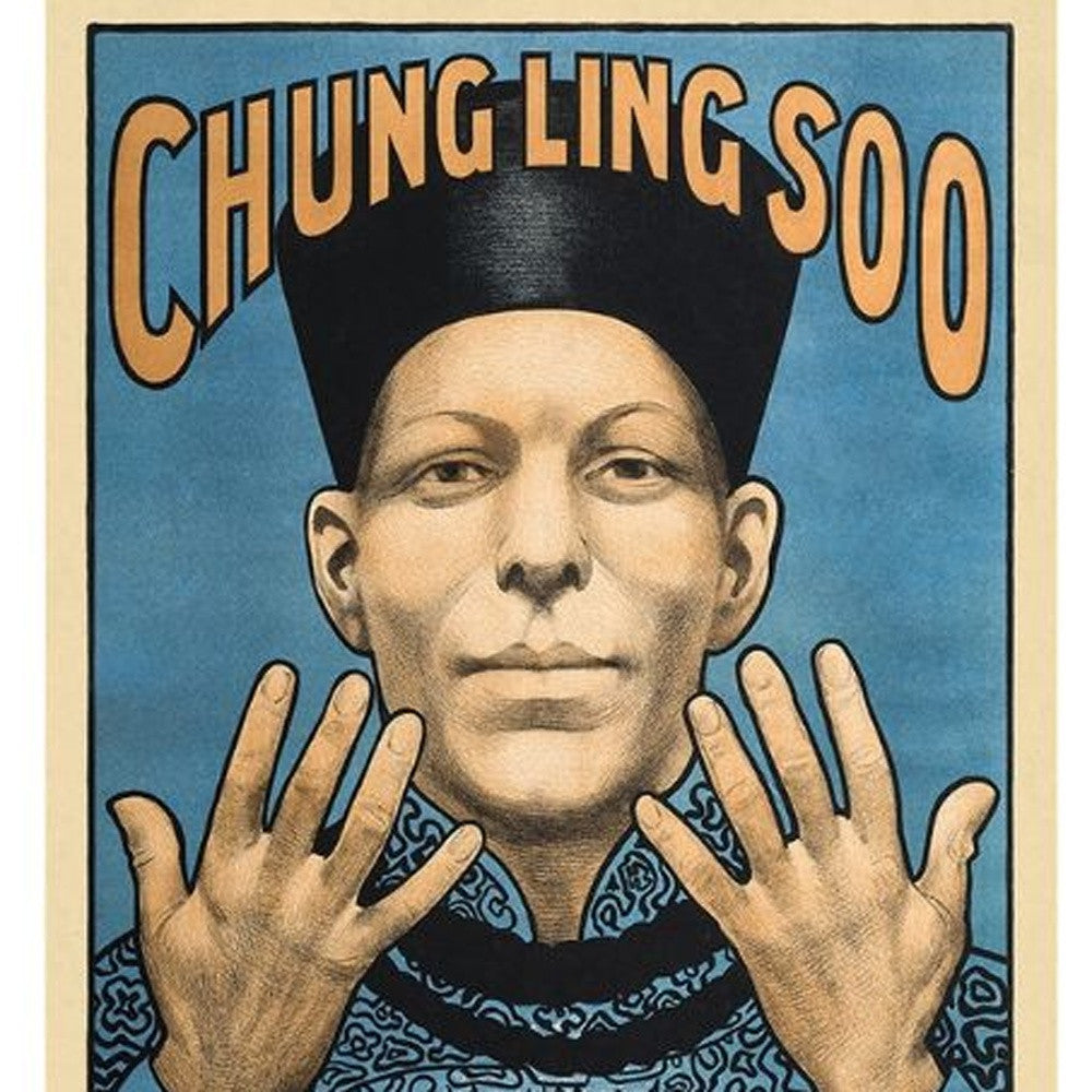 Chung Ling Soo Vintage Magic Unframed Print Wall Art-2