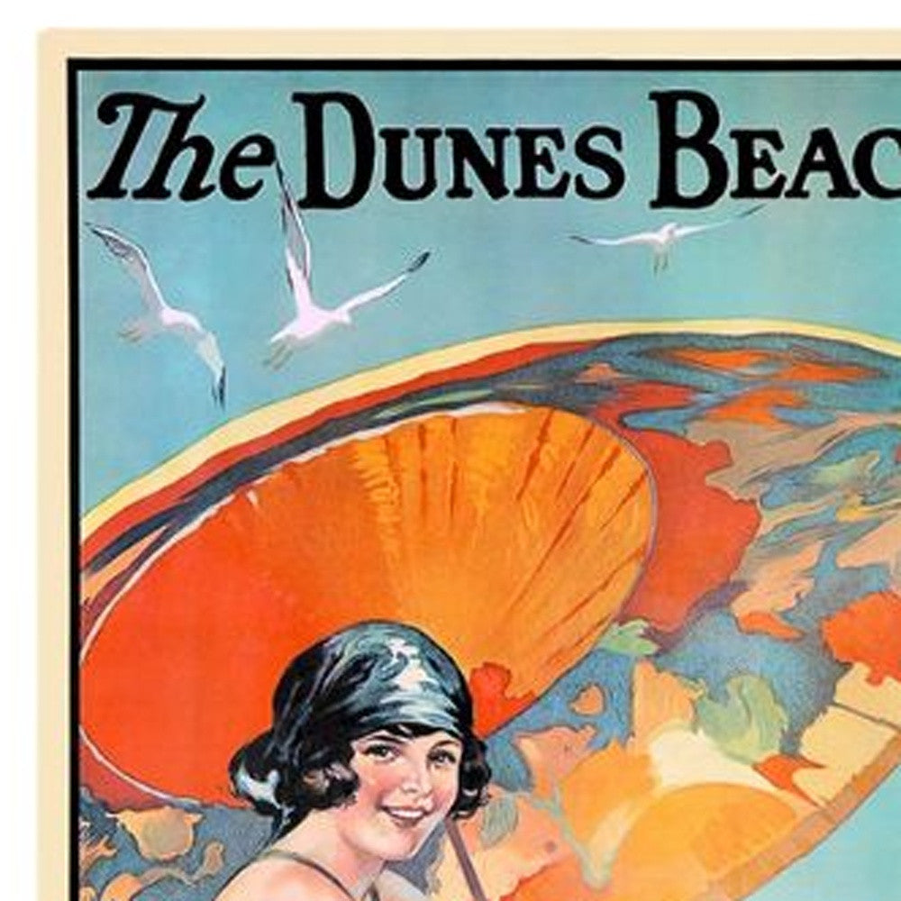 Dunes Beaches Vintage Travel Unframed Print Wall Art-3