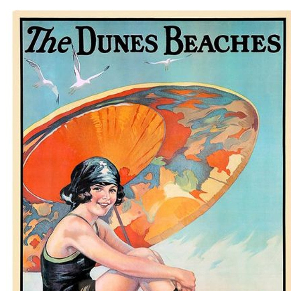 Gulf Coast Golf 1932 Vintage Travel Unframed Print Wall Art-2