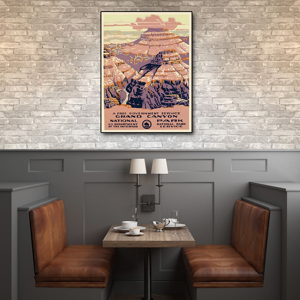 11" X 14" Grand Canyon C1938 Vintage Travel Poster Wall Art-5
