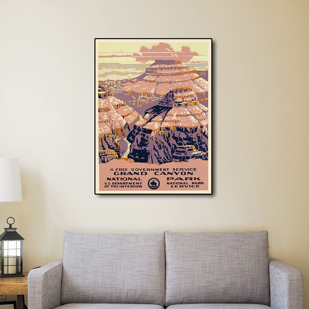 11" X 14" Grand Canyon C1938 Vintage Travel Poster Wall Art-6