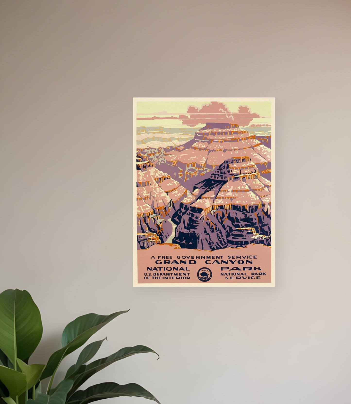 8.5" X 11" Grand Canyon C1938 Vintage Travel Poster Wall Art-1