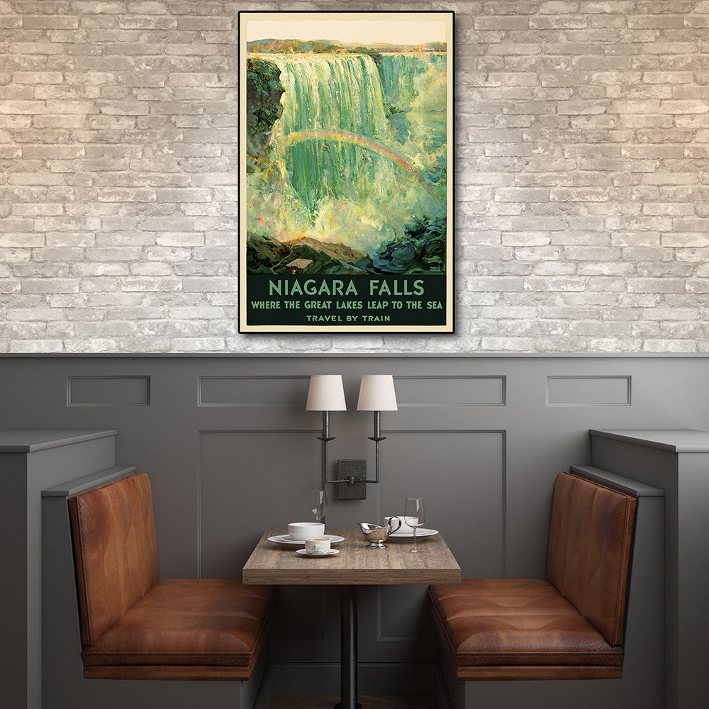 12" X 18" Niagra Falls New York C1920S Vintage Travel Poster Wall Art-6