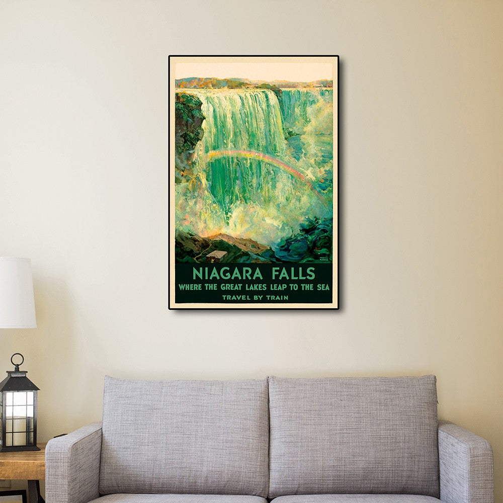 12" X 18" Niagra Falls New York C1920S Vintage Travel Poster Wall Art-7