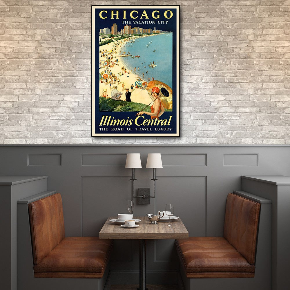 Vintage 1934 California Travel Unframed Print Wall Art-5