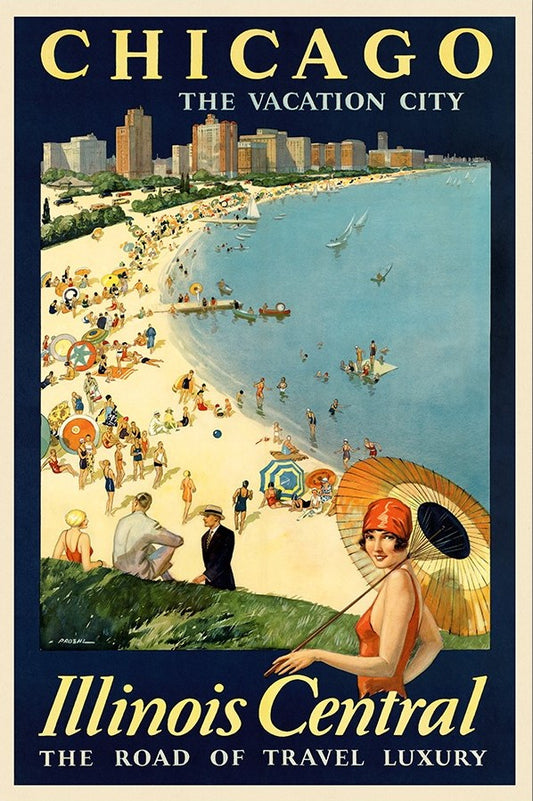 Vintage 1934 California Travel Unframed Print Wall Art-0