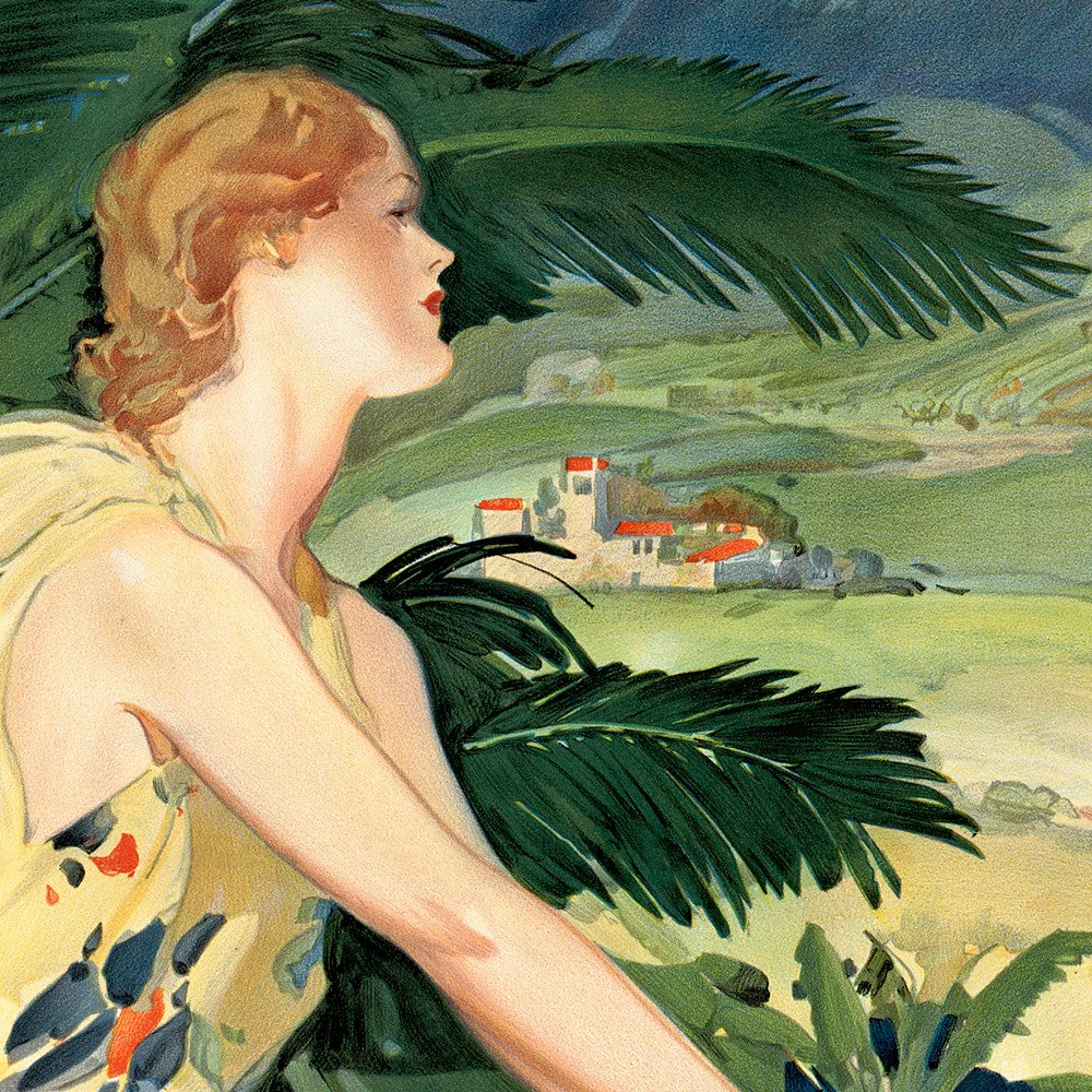 Vintage 1934 California Travel Unframed Print Wall Art-2
