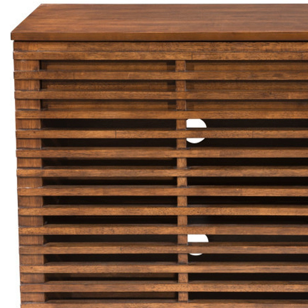 54" Brown Enclosed Storage TV Stand-6
