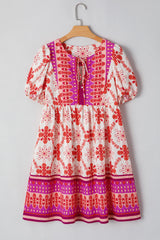 Penny Lace Up Mini Dress