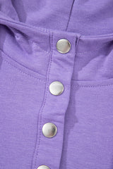 Mariam Short Sleeve Kangaroo Hoodie