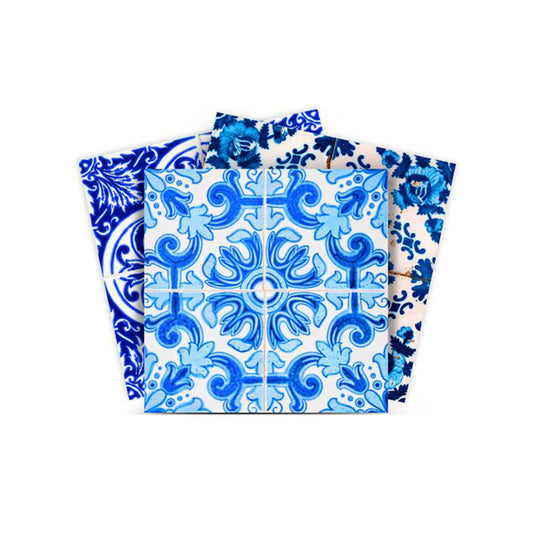7" X 7" Greta Multi Mosaic Peel and Stick Tiles-1
