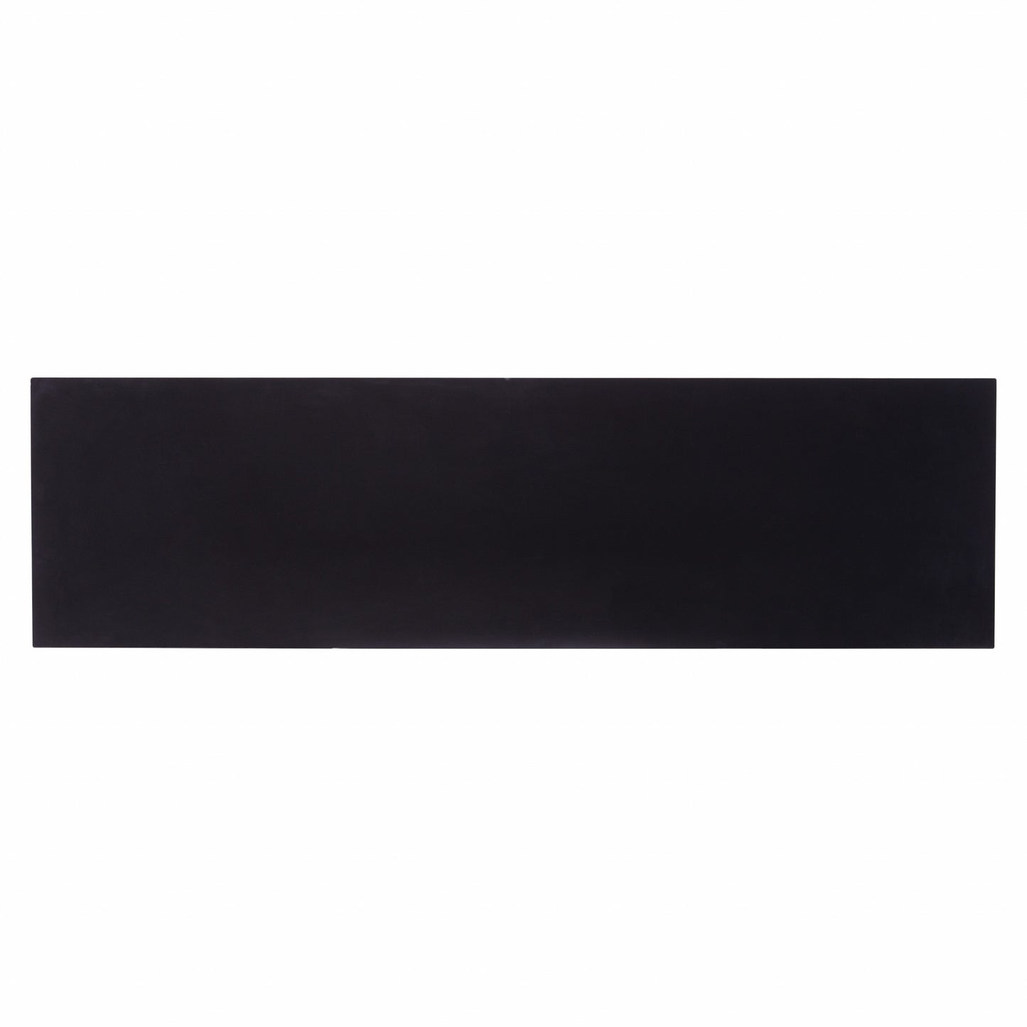 50" Black Solid Wood Two Drawer Sideboard-4