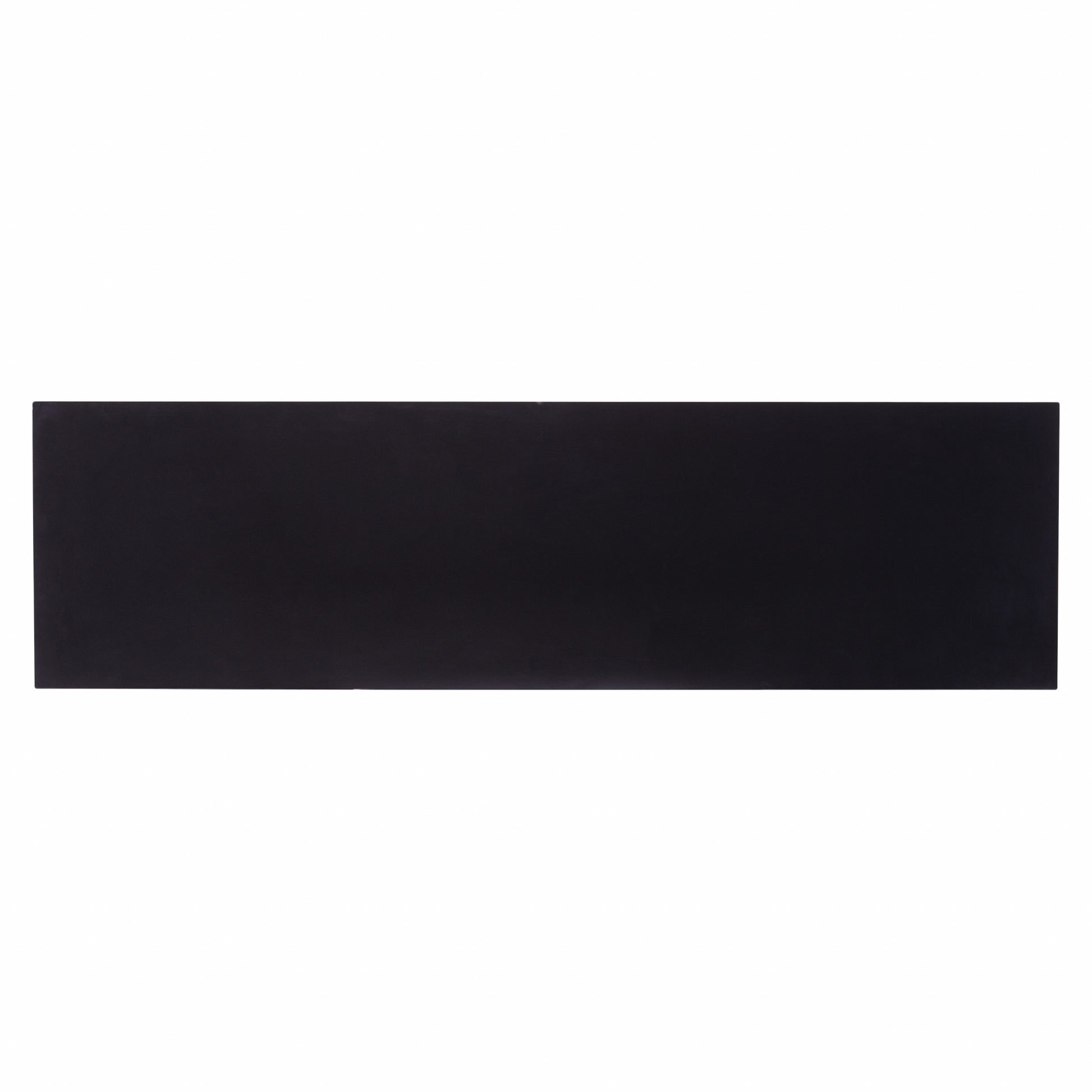 50" Black Solid Wood Two Drawer Sideboard-4