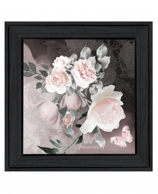 Noir Roses IV 4 Black Framed Print Wall Art-1