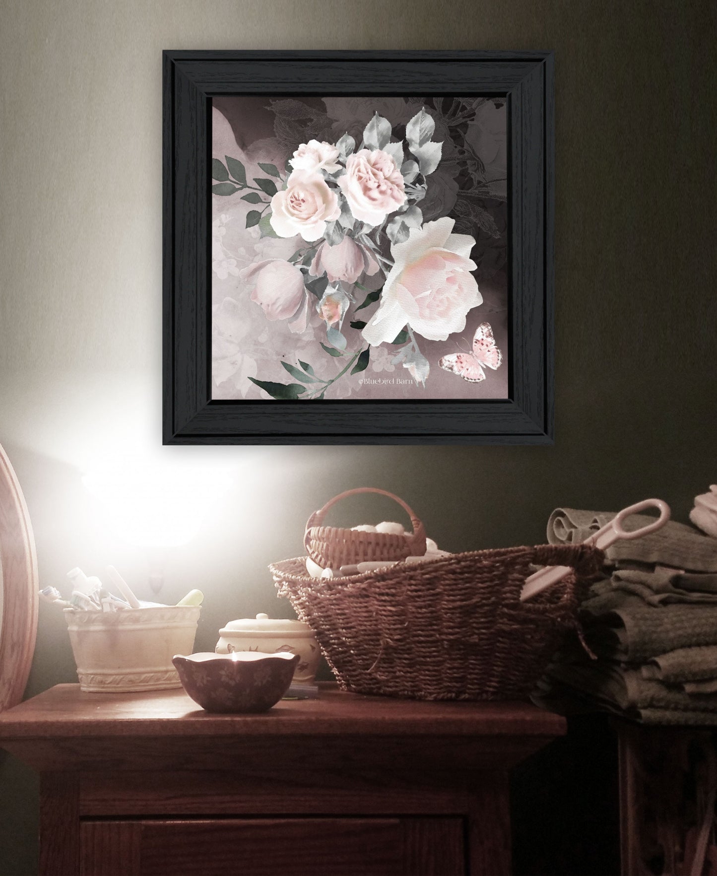 Noir Roses IV 4 Black Framed Print Wall Art-4