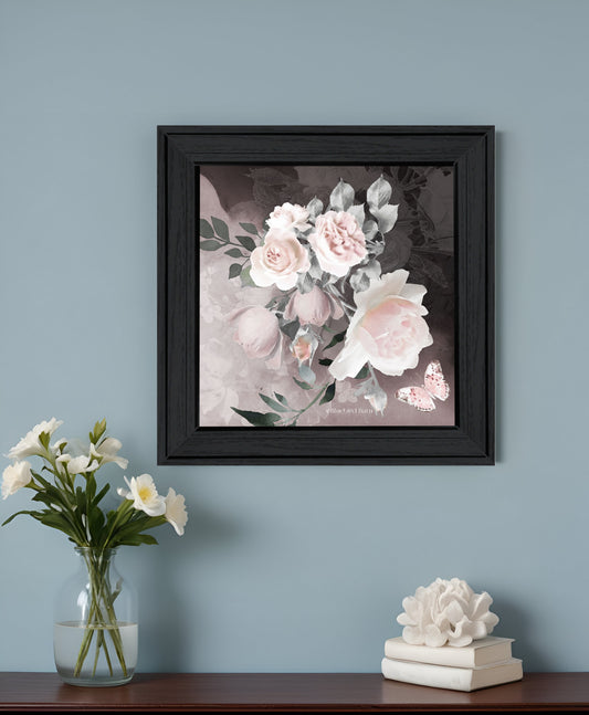 Noir Roses IV 4 Black Framed Print Wall Art-0