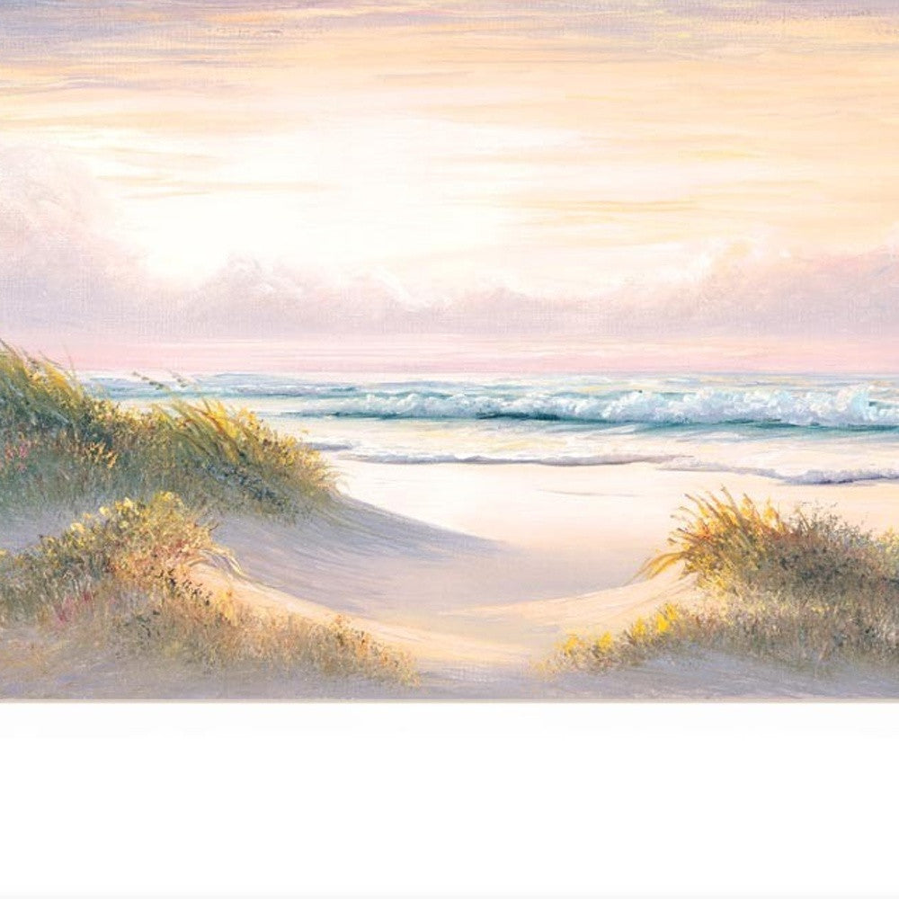 Seascape II 1 White Framed Print Wall Art-2