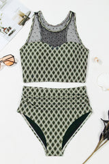 Sasha Patchwork High Waisted Bikini