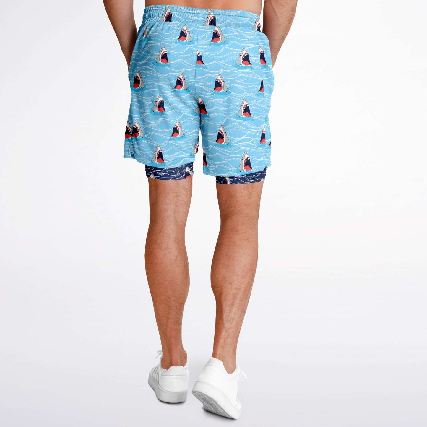 Rad Palm Shark Bait Men's 2-in-1 Shorts
