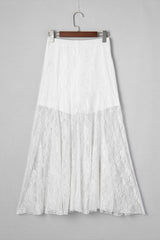 Maliyah Lace Flowy Maxi Skirt