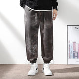 Men's Elastic Waist Drawstring Ankle-tied Sweatpants