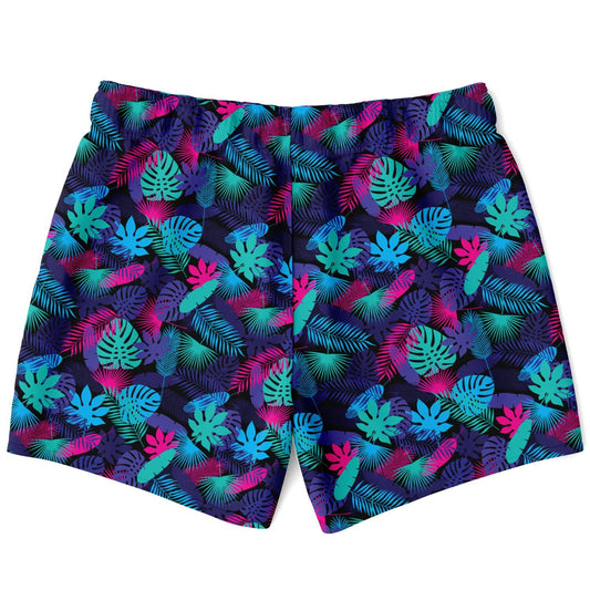 Rad Palm Neon Jungle Men's Swim Trunks