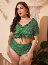 Women's Plus Size Boho Style Bikini