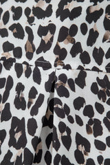 Kayleigh Print Contrast Trim Long Sleeve PLUS Top