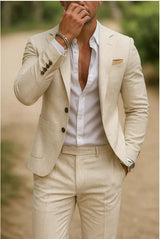 Men's Casual Two-piece Suit