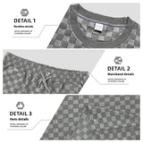 Five-point Checkerboard Plaid Loose Sports And Leisure Shorts