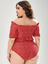 Women's Plus Size Boho Style Bikini