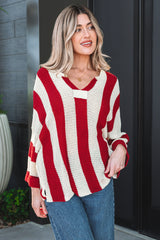 Anika Colorblock Bracelet Sleeve Sweater