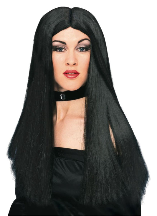 Long Witch or Vampira Wig - Various Colors