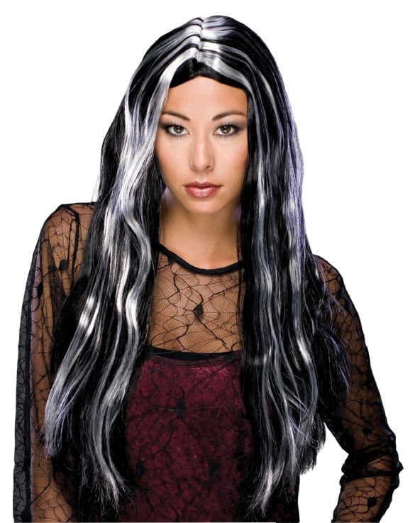 Long Witch or Vampira Wig - Various Colors