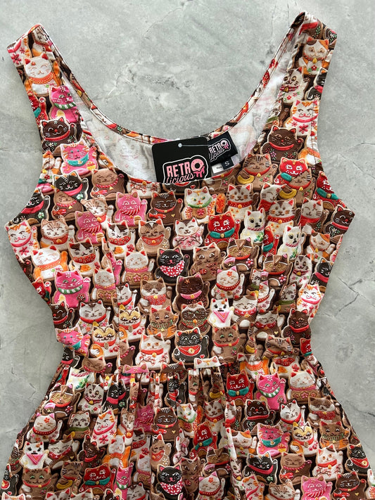 Cookie Cats Shorter Length Fit & Flare