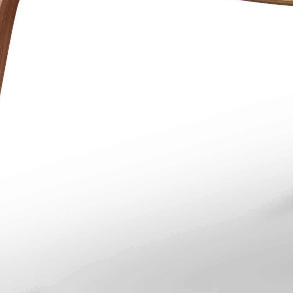 36" White and Brown Genuine Leather Lounge Chair-6