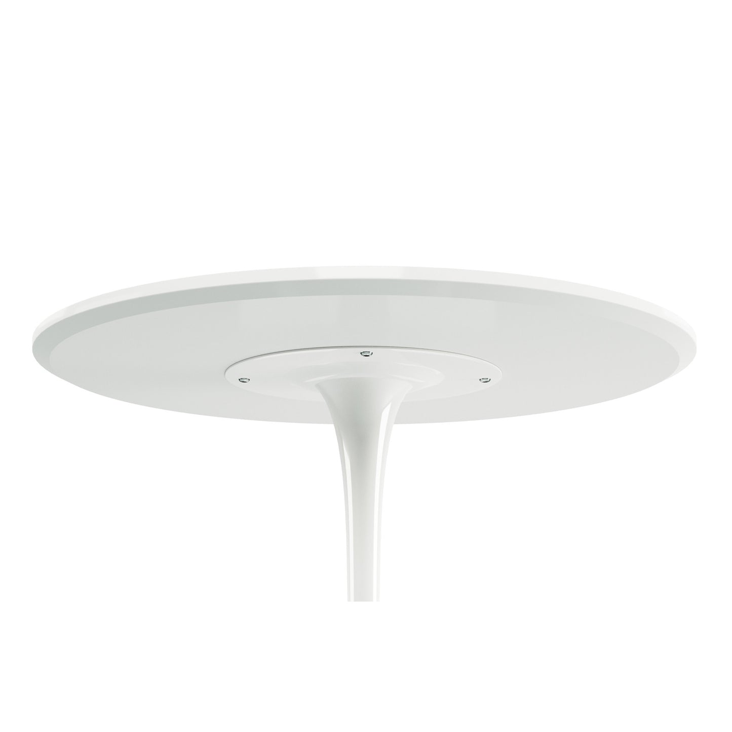32" White Metal Dining Table-3